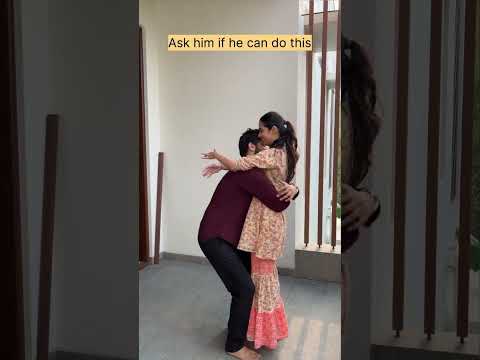 Can your Man do this ? 🫣🫣🫣😋 #shorts #challenge #cute #couple