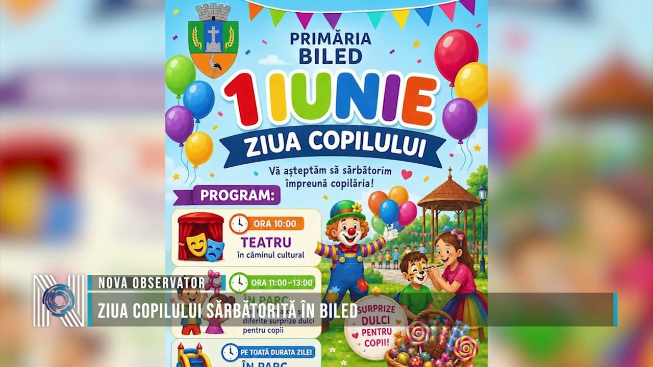 Ziua Copilului sărbătorită în Biled