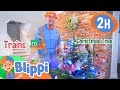 Blippi Decorates The Christmas Tree Celebrate The Holidays With Blippi Kids Cartoons