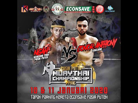 Ngah Semerah Padi Kayu Kelat vs Conor Anthony Bull Muaythai
