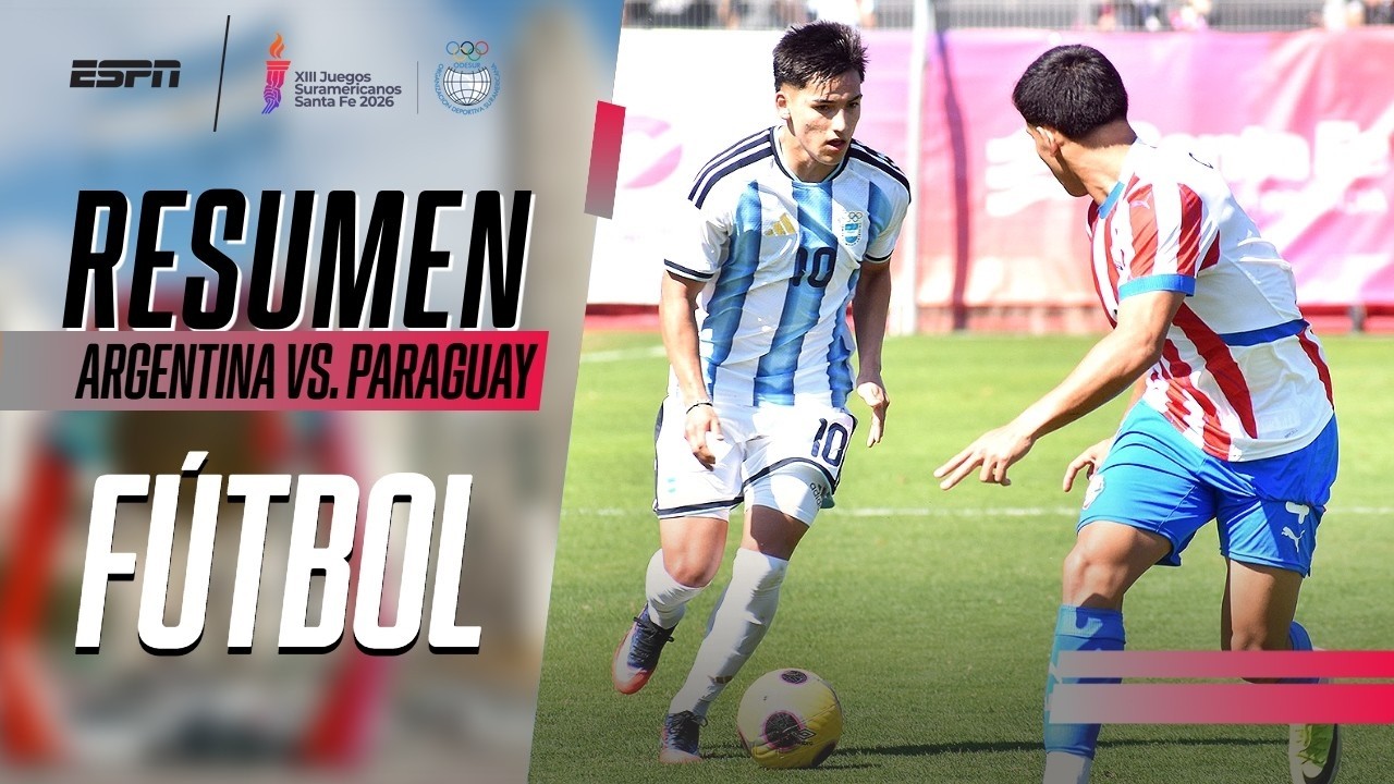 DERROTA DE ARGENTINA EN SU DEBUT EN LOS JUEGOS SURAMERICANOS | Argentina 1-2 Paraguay | RESUMEN