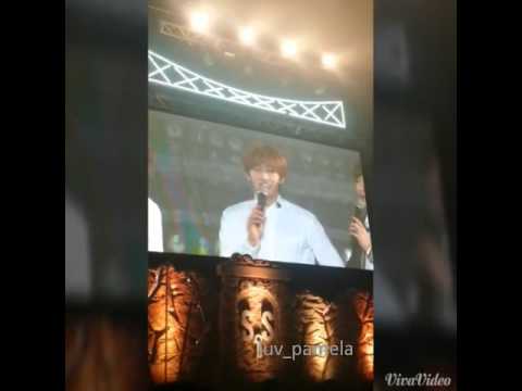[Ment]150503 SS6 INA Kyuhyun doing handstand