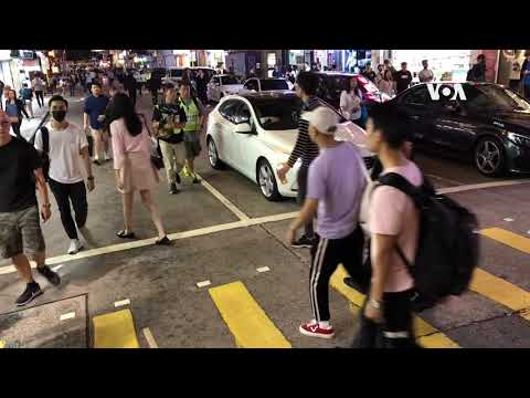 香港網民週二晚上發起“全民V煞日”遊行 (視頻4)