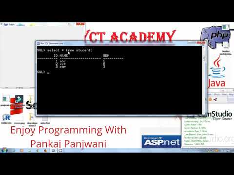 Oracle in Hindi By Pankaj Panjwani 11 | order by clause