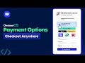 NEW FEATURE Payment Options On Checkout Anywhere