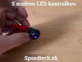 Spínač kolískový 12V / 20A - s modrou LED - Video Youtube