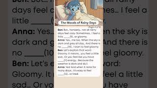 Rainy Day English – Feelings, Activities & Funny Stories  | Easy English Conversation for Beginners