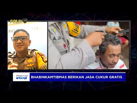 LIVE - BRIPKA ASWIN JAHAR BHABINKAMTIBMAS POLSEK BAJENG PENGGAGAS CUKUR GRATIS