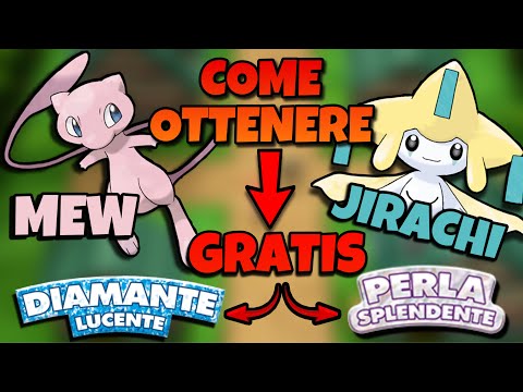 MEW & JIRACHI come ottenerli GRATIS su POKEMON DIAMANTE & PERLA (Guida / Tutorial)