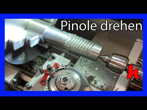 Neue Pinole für die alte Flott TB10 drehen