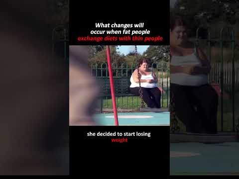 What changes will occur when fat people exchange diets with thin people#adayinmylife