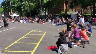 Peaceful protest in downtown Waterloo