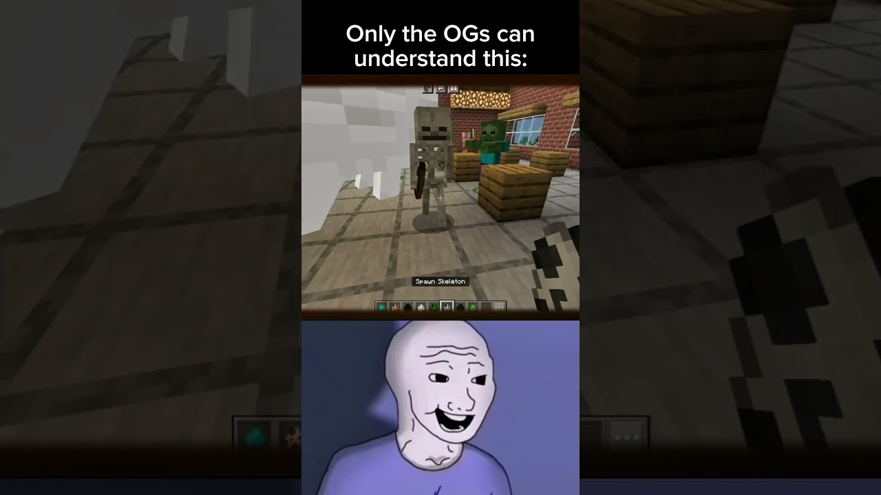 Only OGs can understand (Monster School) | Minecraft | #shorts