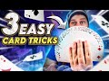 3 EASY Card Tricks ANYONE Can LEARN In Just 5 MINUTES!!