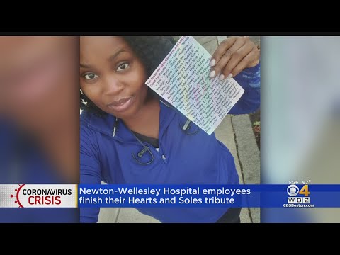 Newton-Wellesley Hospital Employees Finish Hearts And Soles Tribute