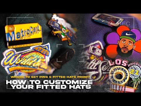 How to CUSTOMIZE your New Era 59FIFTY FITTED HATS | Exclusive Pins & Where to get pins from!