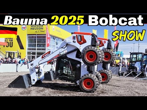 Bobcat Demo Show Bauma 2025 + Dancing Skid-Steer Loaders & Mini Excavators Facelift - Messe München