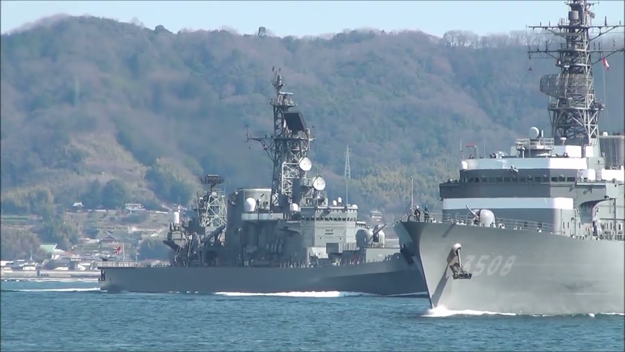 練習艦隊の予行を江田島まで観に来たぞ!! 練習艦かしま　令和8年3月