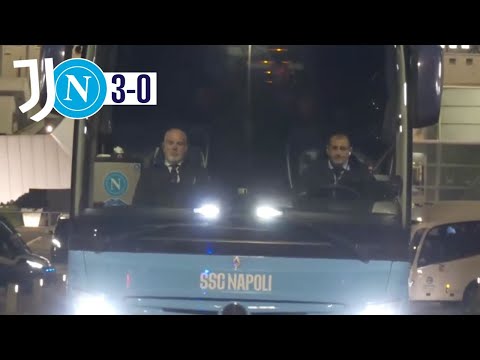 JUVE-NAPOLI 3-0 😖 Gli azzurri se ne vanno via così dopo la sconfitta!