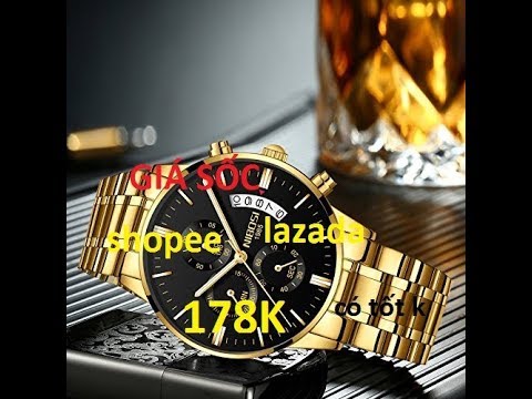 Mua thử đồng hồ rất hot Nibosi 1985 nhưng giá max rẻ trên Lazada, shopee và cái kết...