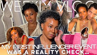 my first influencer event! + amazon hair finds + natural hair fail + atlanta nights | weekly vlog