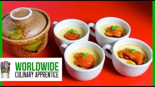 Chawanmushi - Savory Egg Custard - Sea Urchin Egg Custard