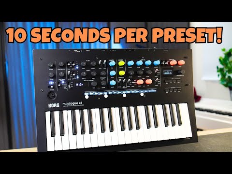 KORG MINILOGUE XD DEMO - All The Factory Preset Sounds