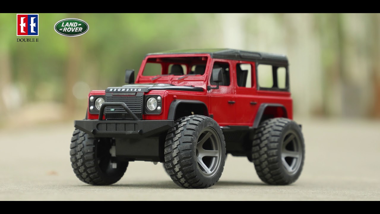 RC auto jeep Land Rover Defender, zelená