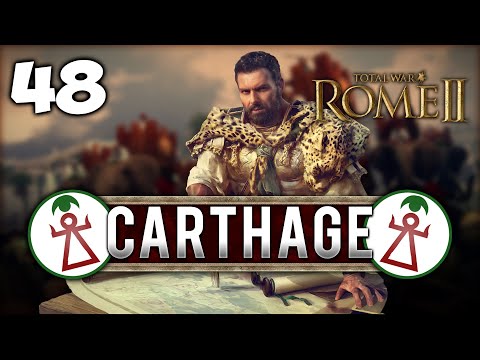 THE BARBARIANS ARE BROKEN! Total War: Rome II - Wars of the Gods Mod - Carthage Campaign #48
