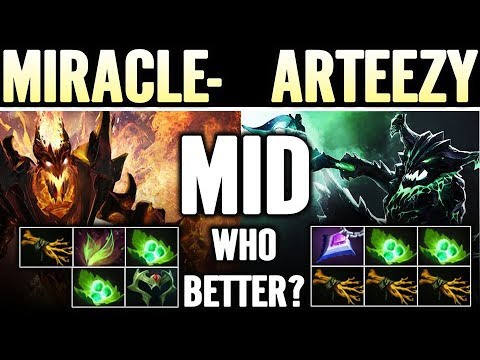 [SF] MIRACLE vs ARTEEZY [OD] - Mid Fights Who Win? Dota 2 Pro RTZ vs Miracle