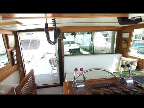 1988 ROUGHWATER 42' Pilothouse 'Boat Video Tour' Offered by Chuck Hovey Yachts