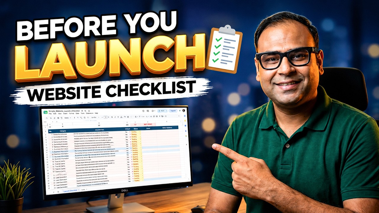 Checklist before making a website Live (Checklist Inside)- Umar Tazkeer