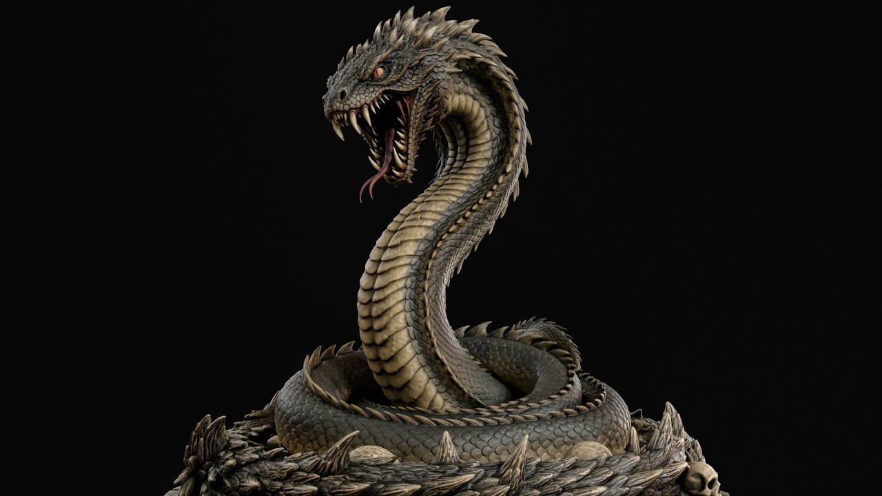 Basilisk 3D Print Ready 3D Print Model