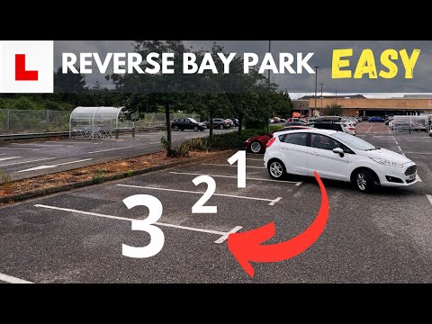 REVERSE Bay PARK with Reference Points | Use This on your Driving Test UK