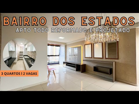 [VENDIDO] APARTAMENTO LINDO À VENDA COM 3 QUARTOS, 97M2 E 2 VAGAS NO BAIRRO DOS ESTADOS - R$ 470.000