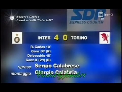 Inter-Torino 4-0 (R.Carlos, Ganz 2, Delvecchio) del 01 ottobre 1995