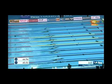 Caleb Dressel vs Chad le Clos vs Vladimir Morozov 100free sc
