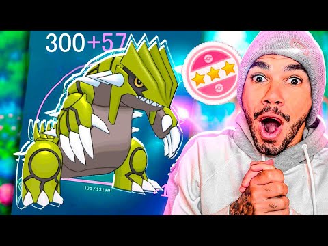 TALANDO GROUDON SHINY 100% & PODE MAXIMO - POKEMON GO | Cris |