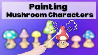 Customizing Wooden Mushrooms