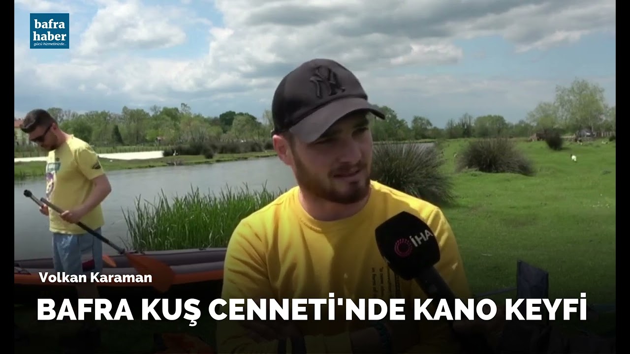 Kuş Cenneti kanolarla şenlendi