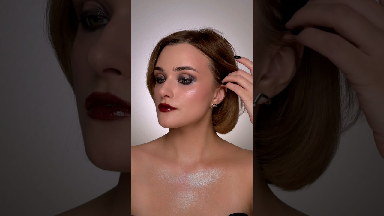 Messy makeup