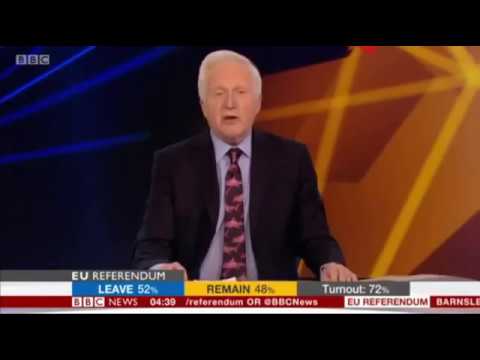 BBC's David Dimbleby 'We're Out' EU.