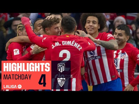 Resumen de Atlético vs Sevilla Jornada 4