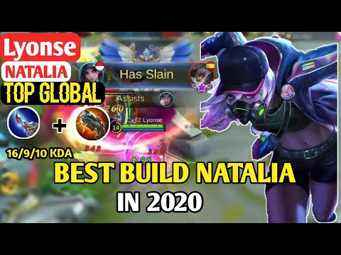 NATALIA BEST BUILD IN 2020 IN 2020 ! TOP GLOBAL NATALIA Lyonse - MOBILE LEGENDS
