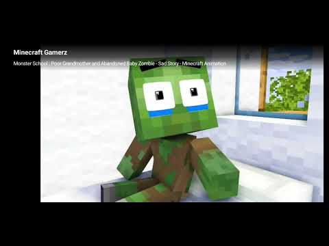 monster school : poor grandma and abandoned baby zombie-minecraft animation