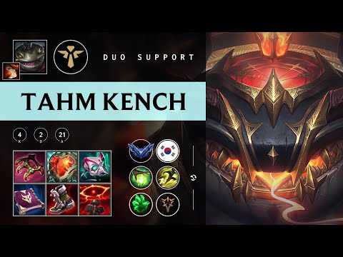 Tahm Kench Support vs Rakan - KR Diamond Patch 25.24