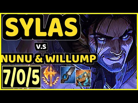 MINERVA (SYLAS) vs NUNU & WILLUMP - 7/0/5 KDA JUNGLE CHALLENGER GAMEPLAY - BR