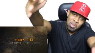 Eminem - Welcome 2 Hell Bad Meets Evil &amp; 10 FASTEST Eminem Verses Of All Time | Reaction