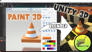 How to create and export textured Paint 3D models into Unity 3D