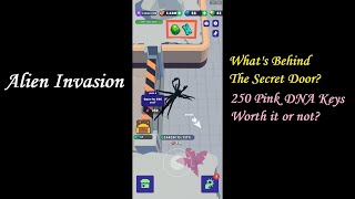Alien Invasion RPG Idle Space : What Is Behind The Secret Level 6 Door? 250 Pink DNA - Worth it?
